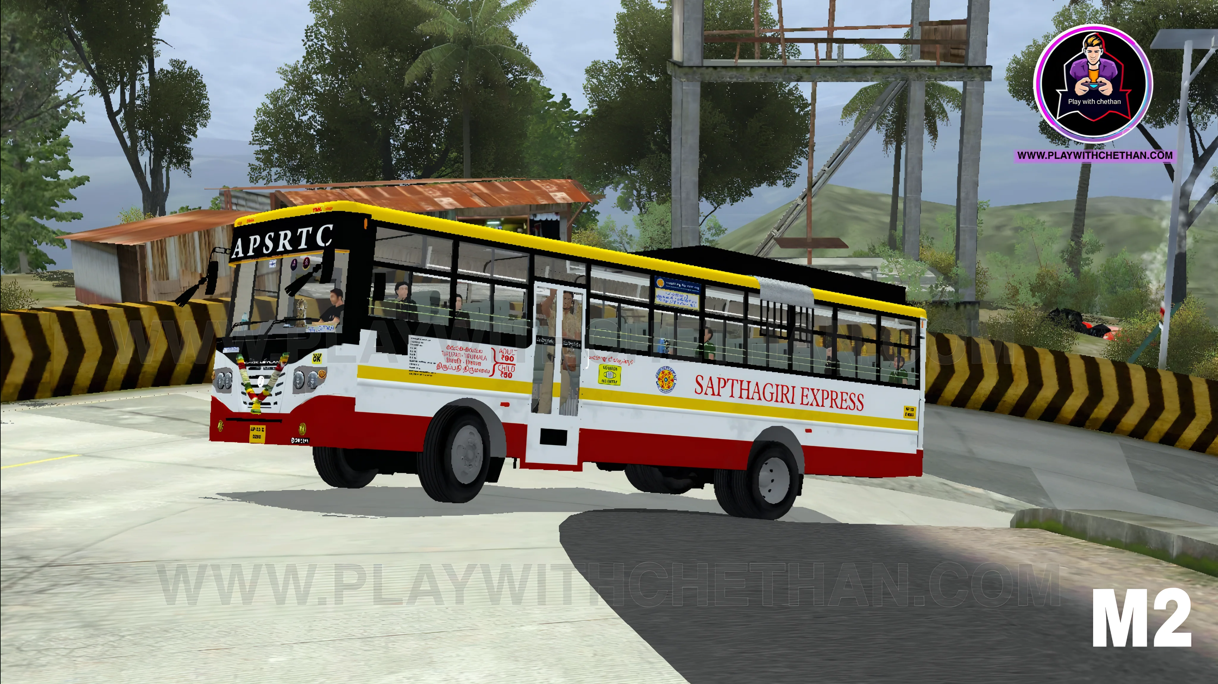 APSRTC SAPTHAGIRI EXPRESS Ashok Leyland bs3 BUS MOD for bussid and bussin