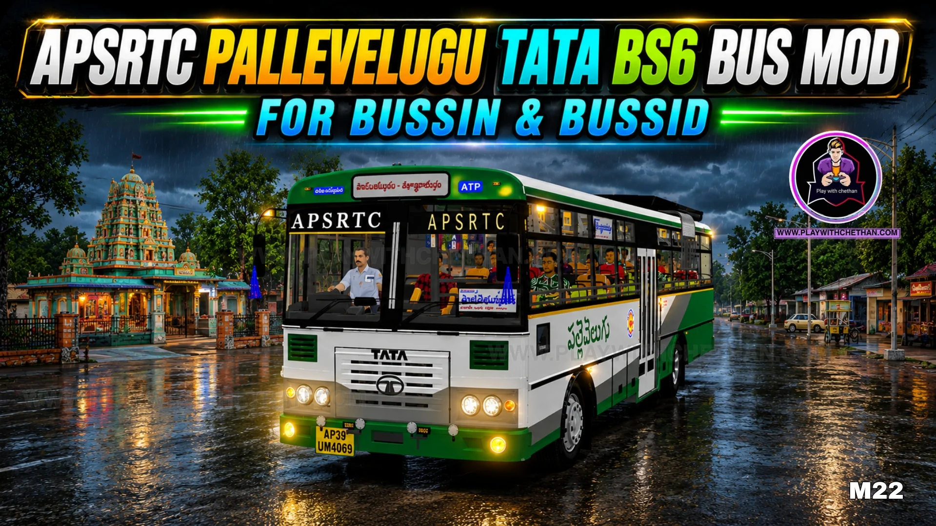 apsrtc pallevelugu Tata bs6 bus mod for BUSSID & BUSSIN