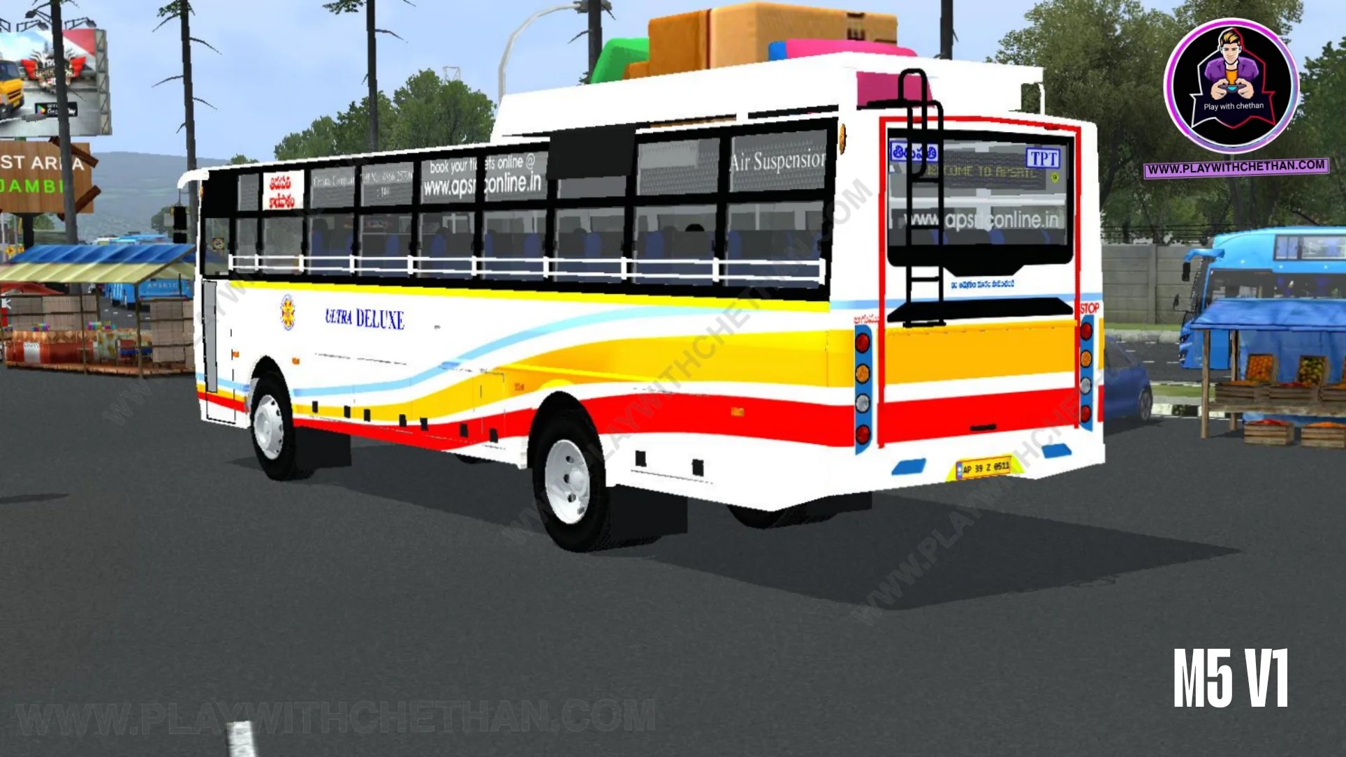 APSRTC ULTRA DELUXE Ashok leyland BS6 V1 bus mod for bussid and bussin - Gallery 2