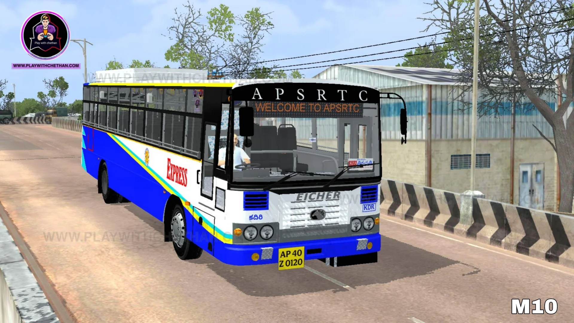 APSRTC EXPRESS NORMAL EICHER BS6 BUS MOD for bussid & bussin