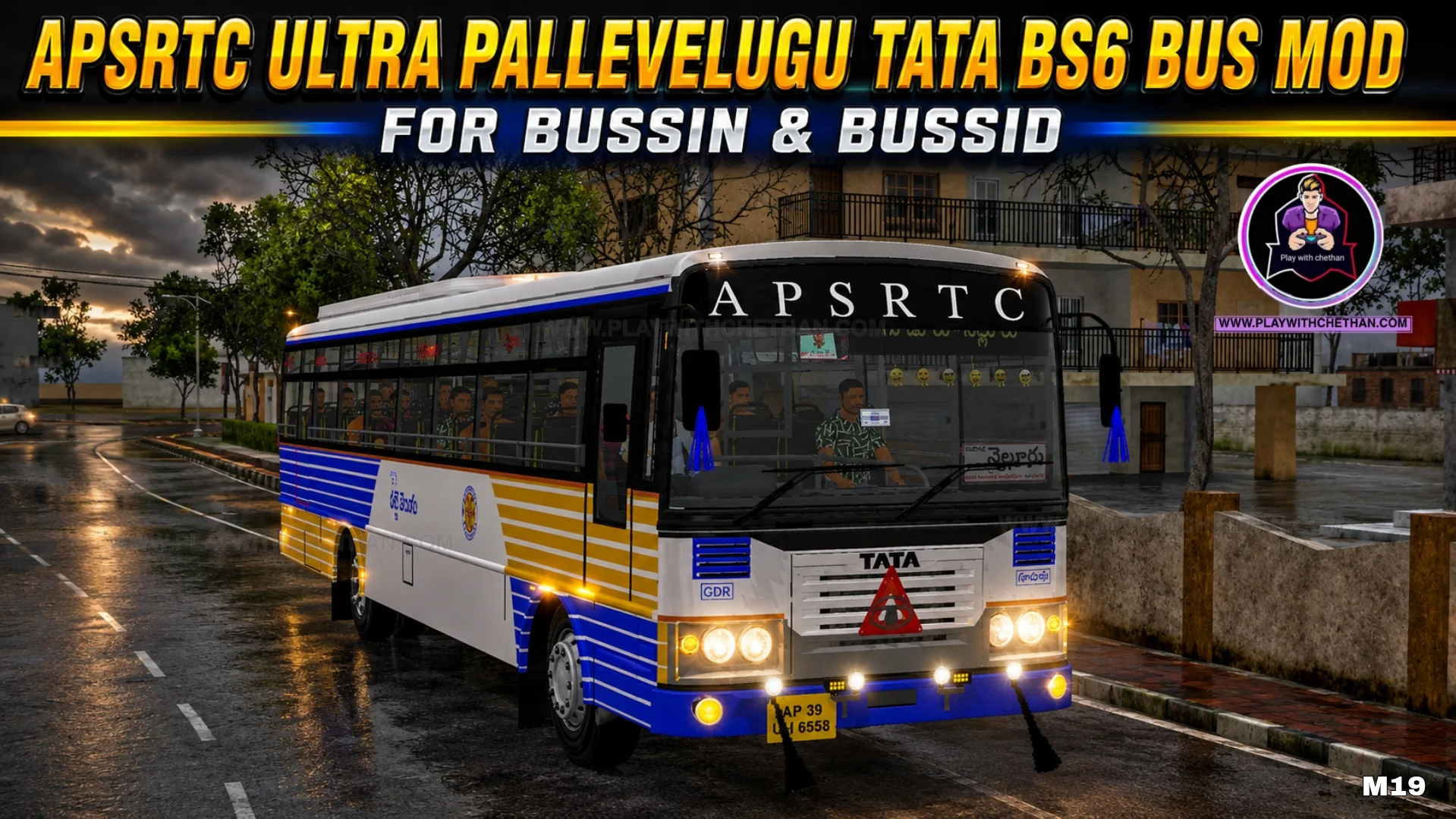apsrtc ultra pallevelugu Tata bs6 bus mod for BUSSID & BUSSIN