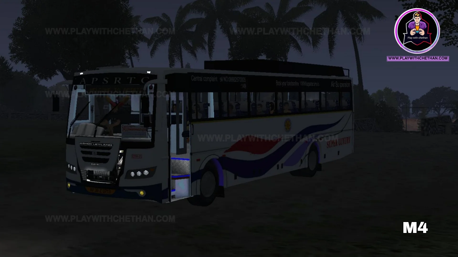 APSRTC SUPER LUXURY ashok leyland bs6 for bussid and bussin - Gallery 6