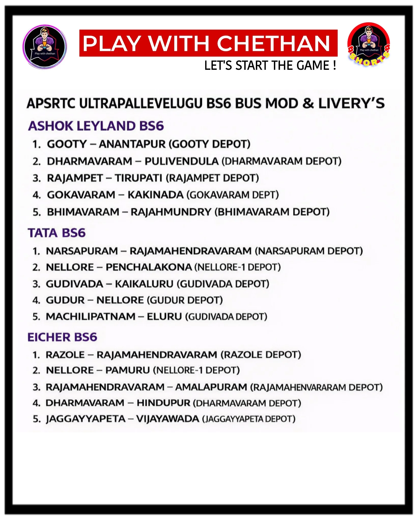 apsrtc pallevelugu bs6 pack bus mod - Gallery 10