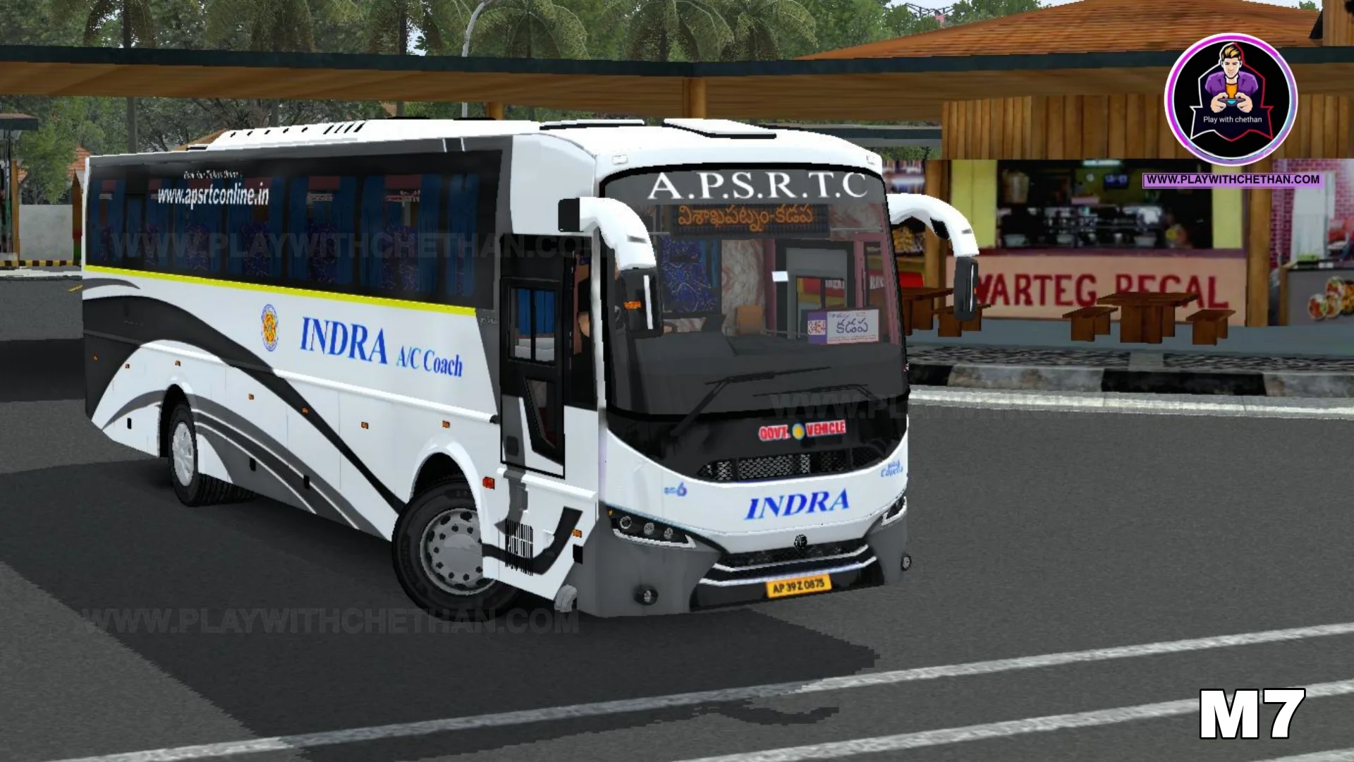APSRTC INDRA CAPPELLA Ashok leyland seater A/C bs6 bus mod for bussid and bussin