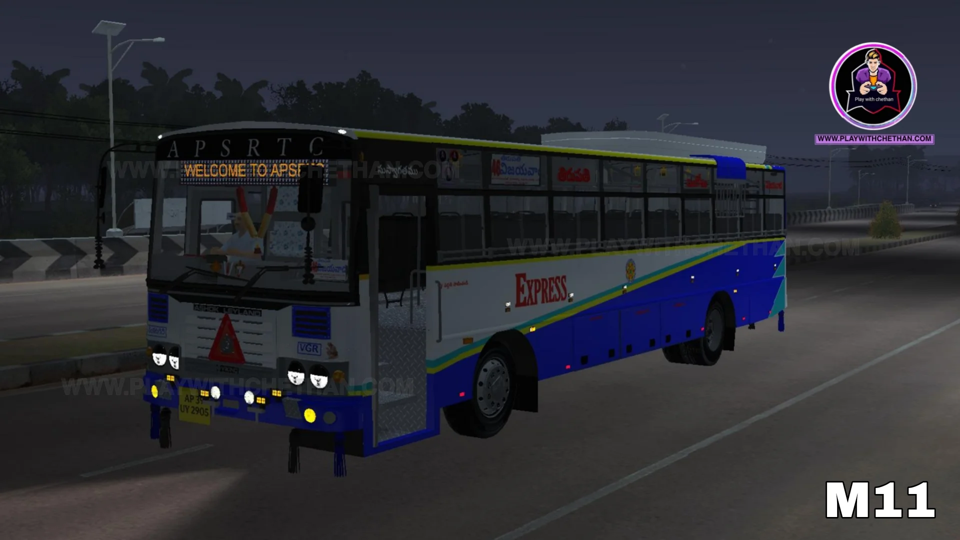 APSRTC EXPRESS ASHOK LEYLAND BS6 MODIFIED BUS MOD FOR BUSSID & BUSSIN - Gallery 7