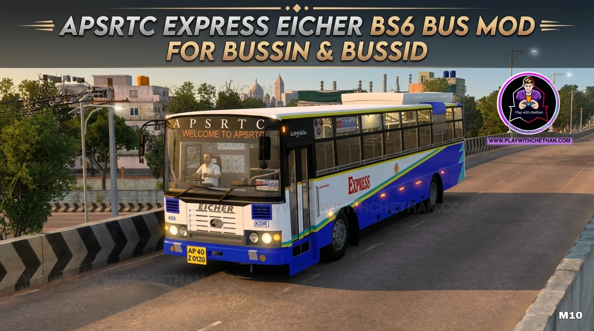 APSRTC EXPRESS NORMAL EICHER BS6 BUS MOD for bussid & bussin